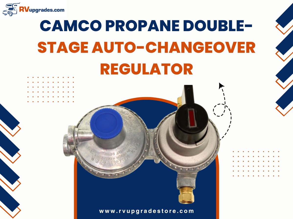 Camco Propane Double-Stage Auto-Changeover Regulator